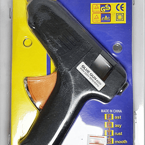 Pistola De Silicona Negra Grande Económica