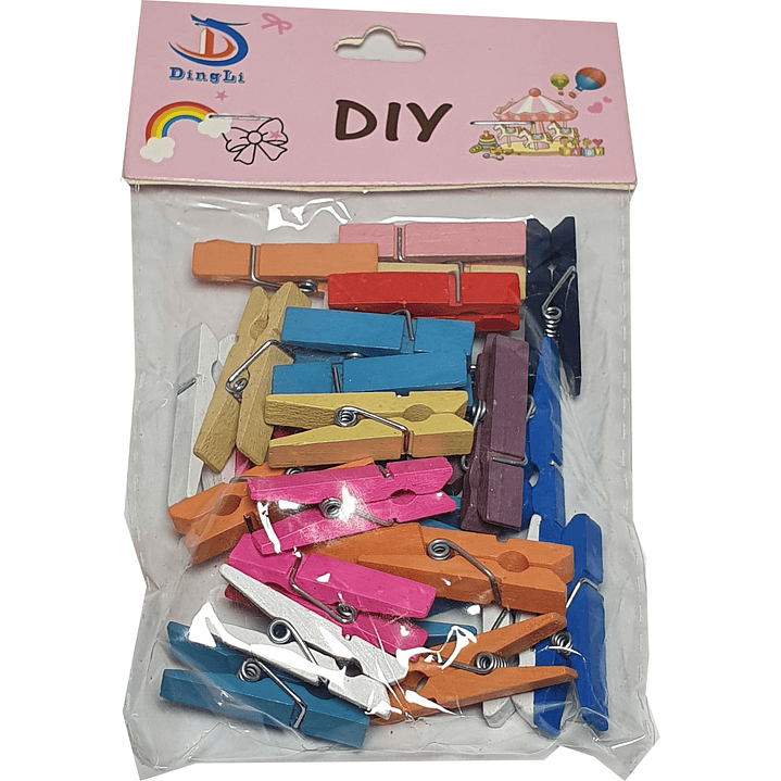 Perro De Madera Colores 3.5 Cm 1