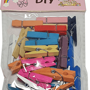 Perro De Madera Colores 3.5 Cm