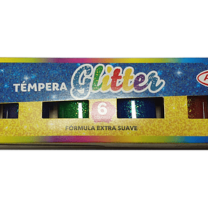 Tempera Glitter Artel 6 Colores