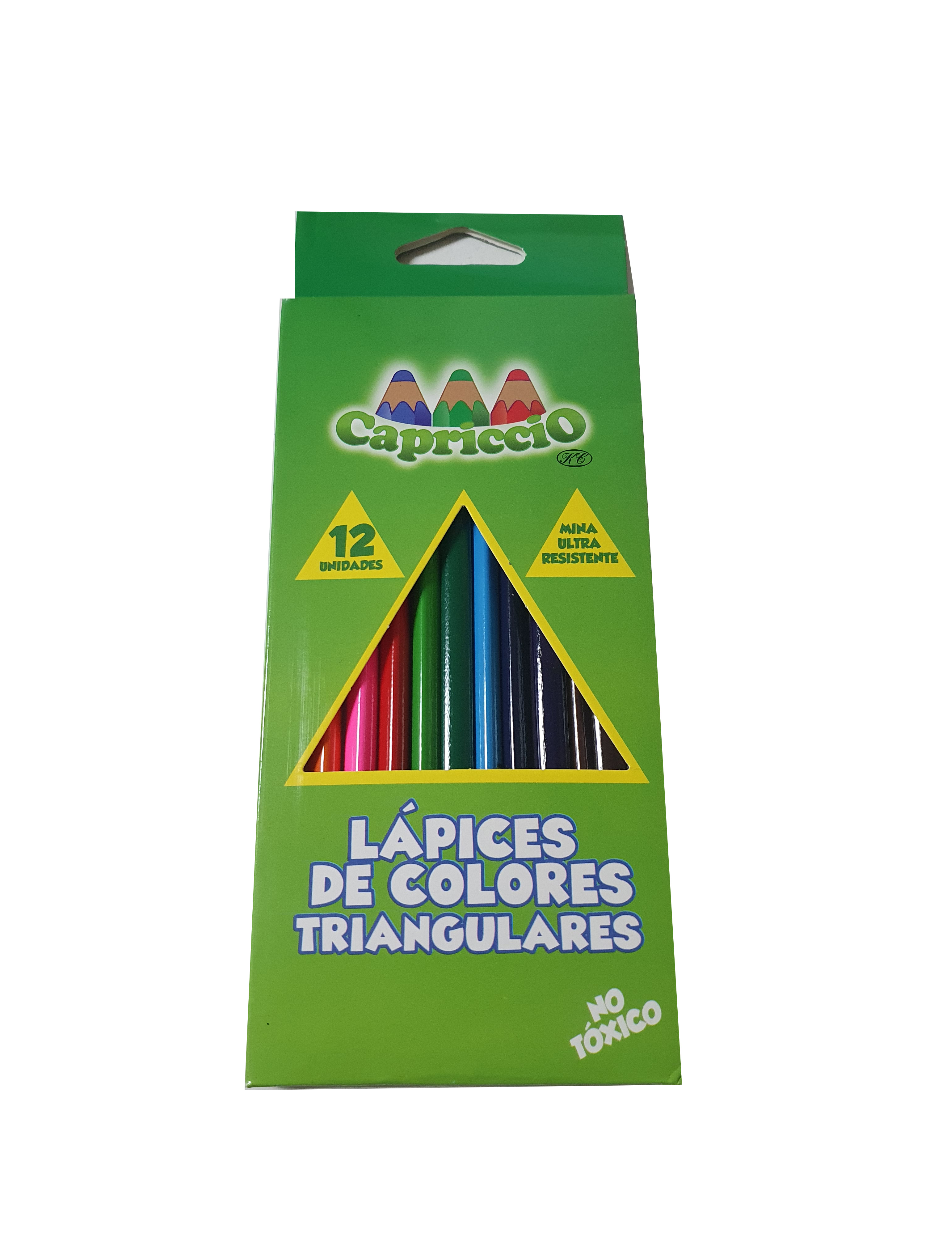 Caja 12 Lapices De Colores Madera Capriccio