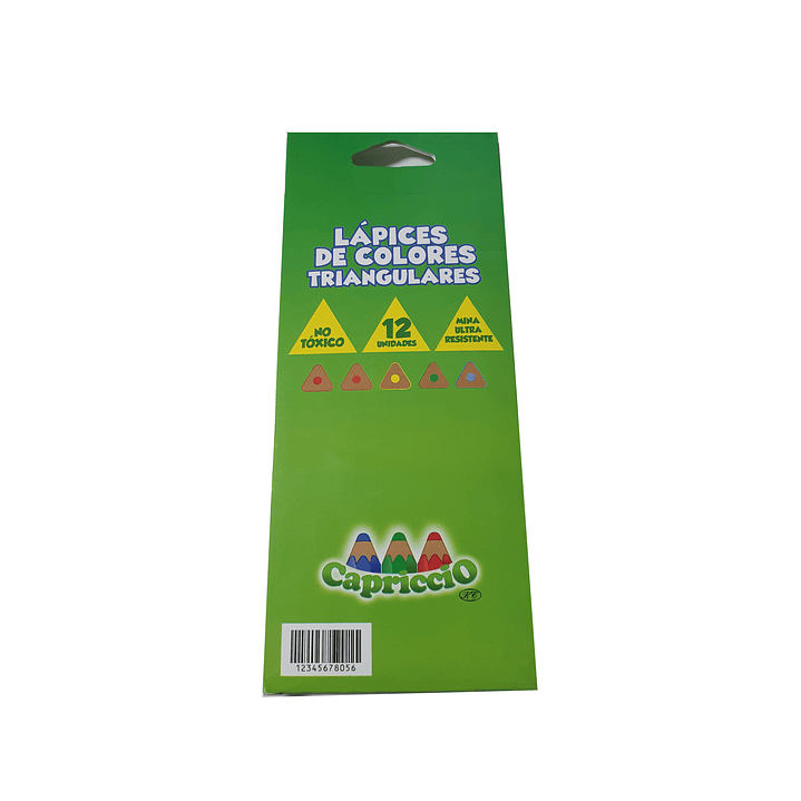 Caja 12 Lapices De Colores Madera Capriccio  2