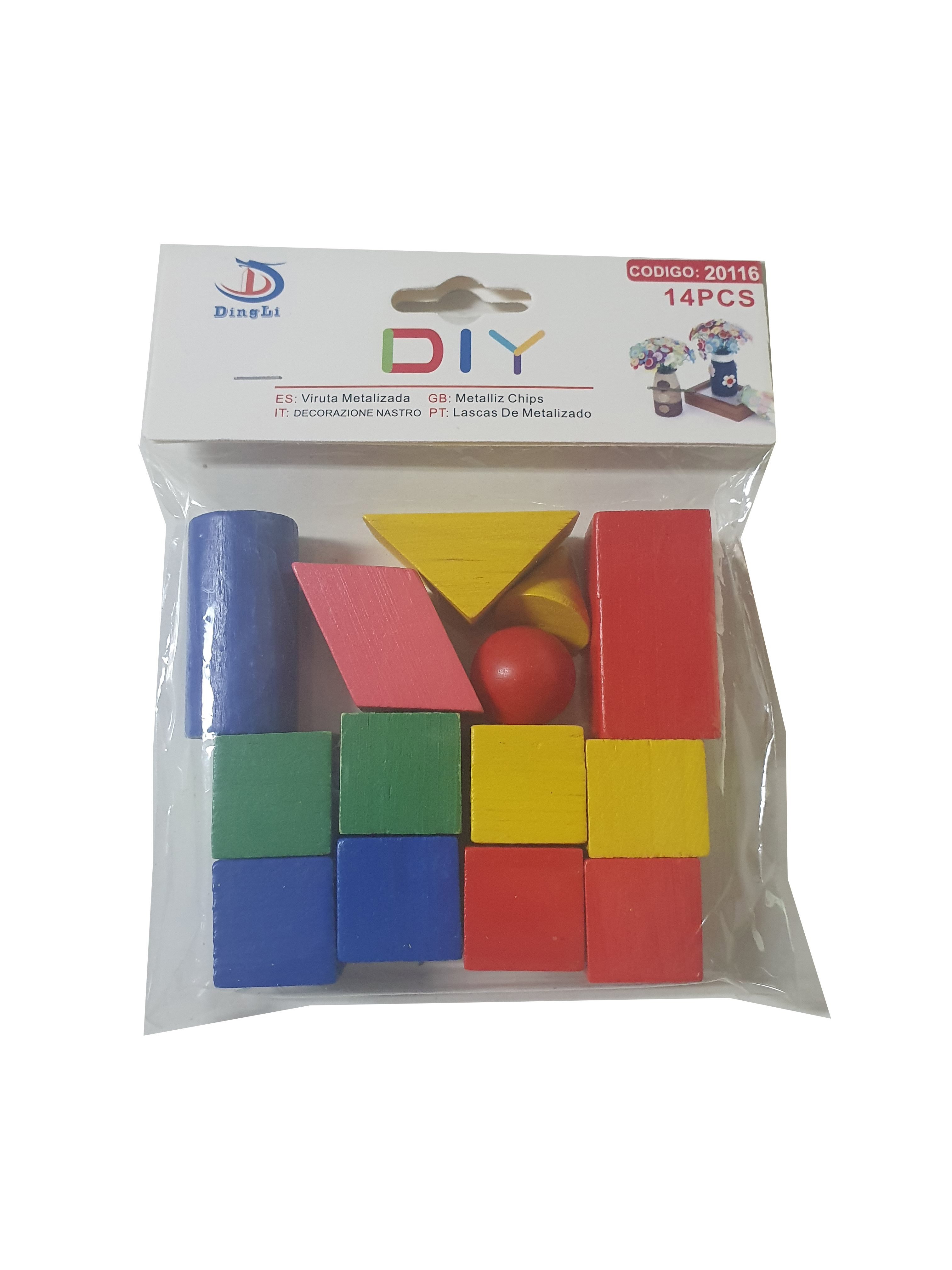 Set Figuras Geométricas De Madera