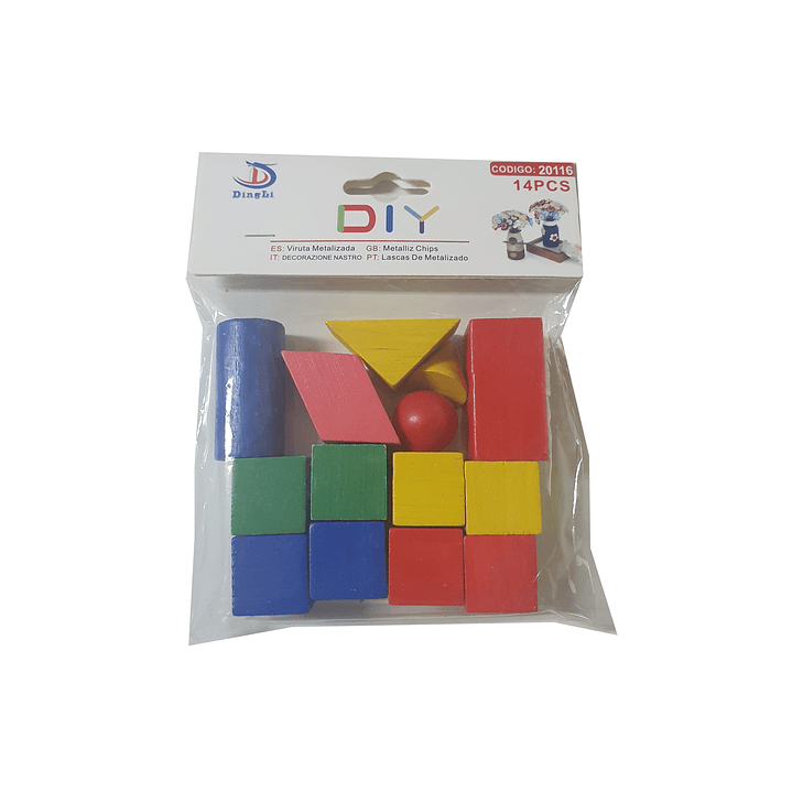 Set Figuras Geométricas De Madera 1