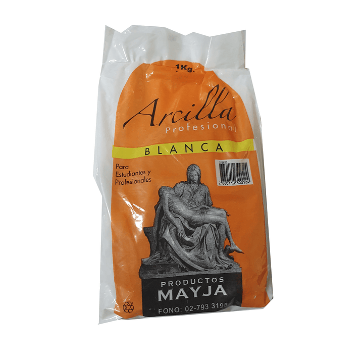 Arcilla Blanca 1 kg 2