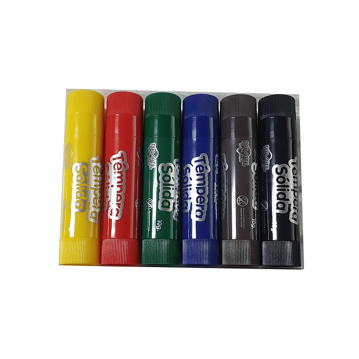 Tempera Solida Proarte 6 Colores 3