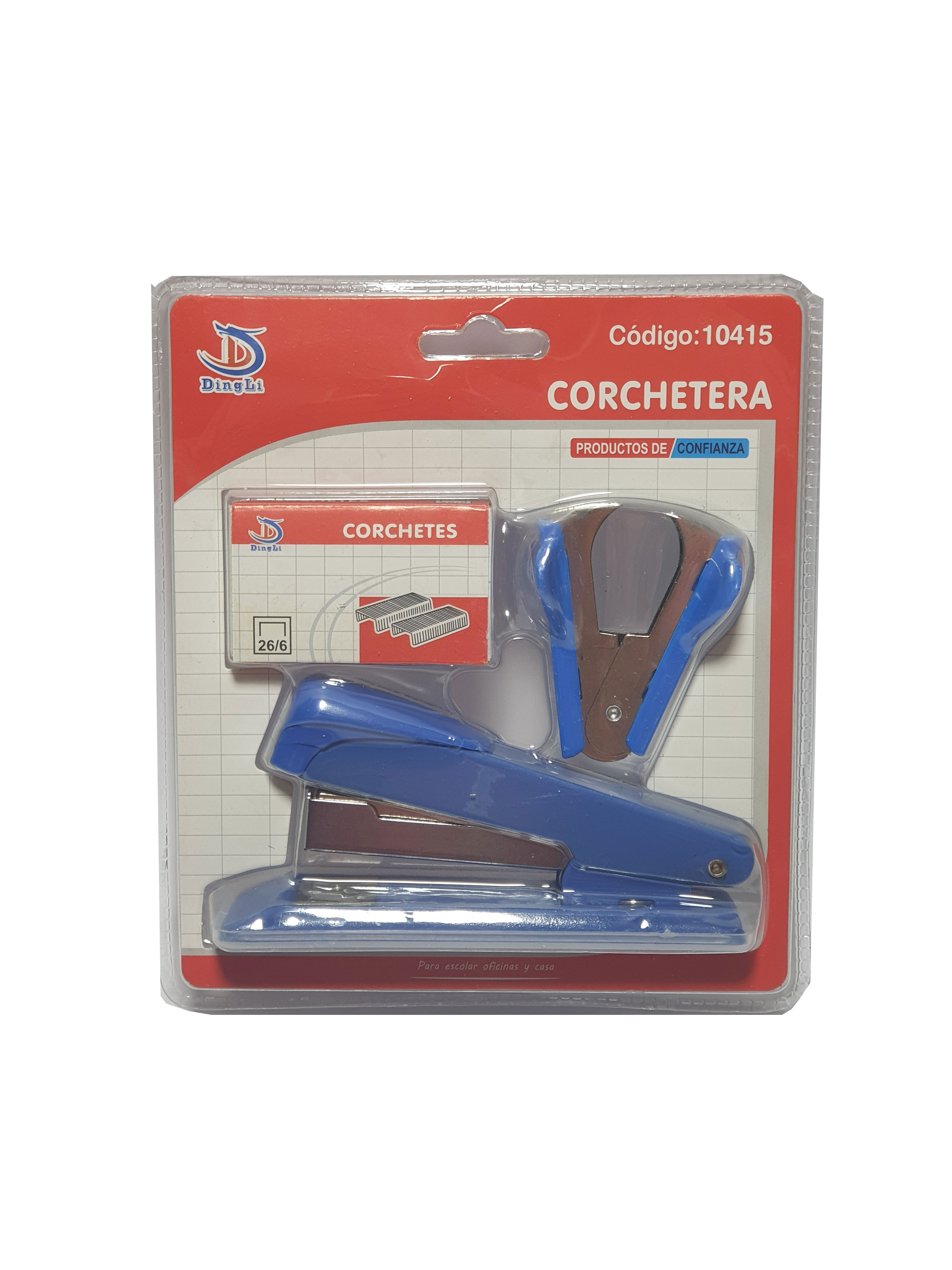 Set Perforadora + Corchetera + Corchetes + Saca Corchetes Trendy 35/Z4 Verde