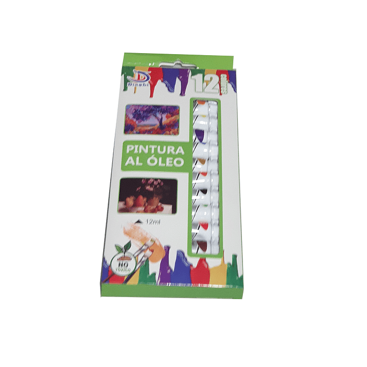 Pintura al Oleo Ding Li 12 colores 2
