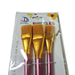 set 3 pinceles planos grandes - Miniatura 2