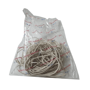 Elasticos de billetes blancos 50gramos