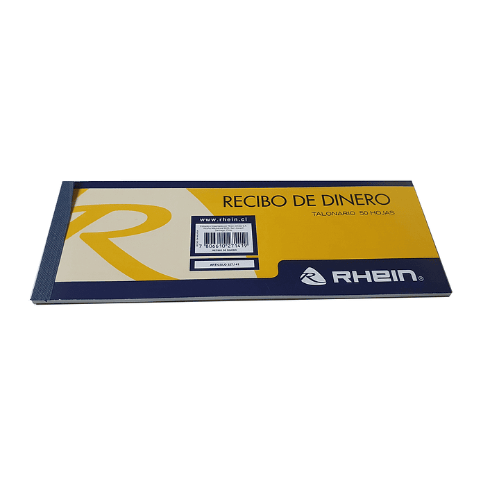 Recibo de dinero Rhein 50 hjs 1