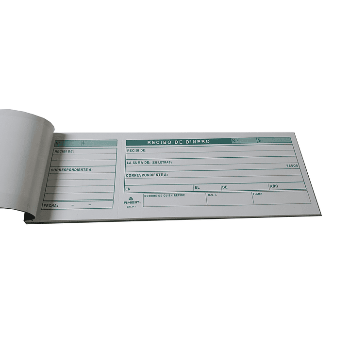 Recibo de dinero Rhein 50 hjs 2