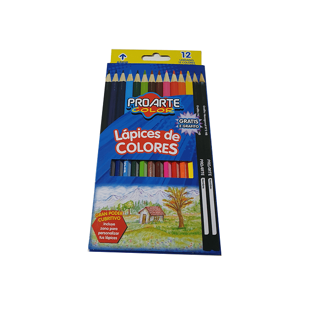 Lápices de colores Proarte Color 12 colores