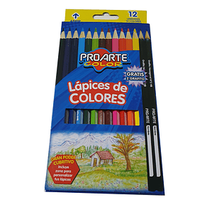 Lápices de colores Proarte Color 12 colores