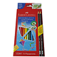 Lápices de colores Faber-Castell 12 colores + 2 Lápices grafito - Miniatura 1