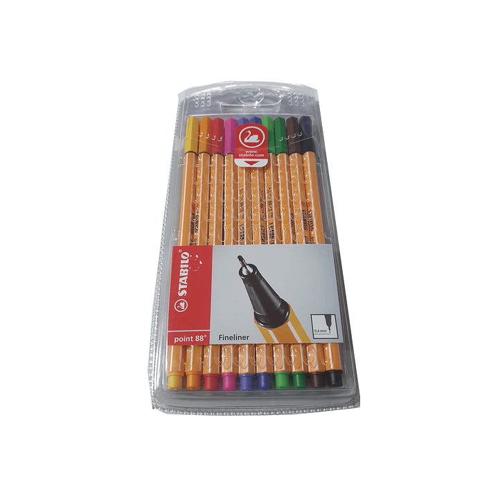 Tira línea stabilo 10 colores 2