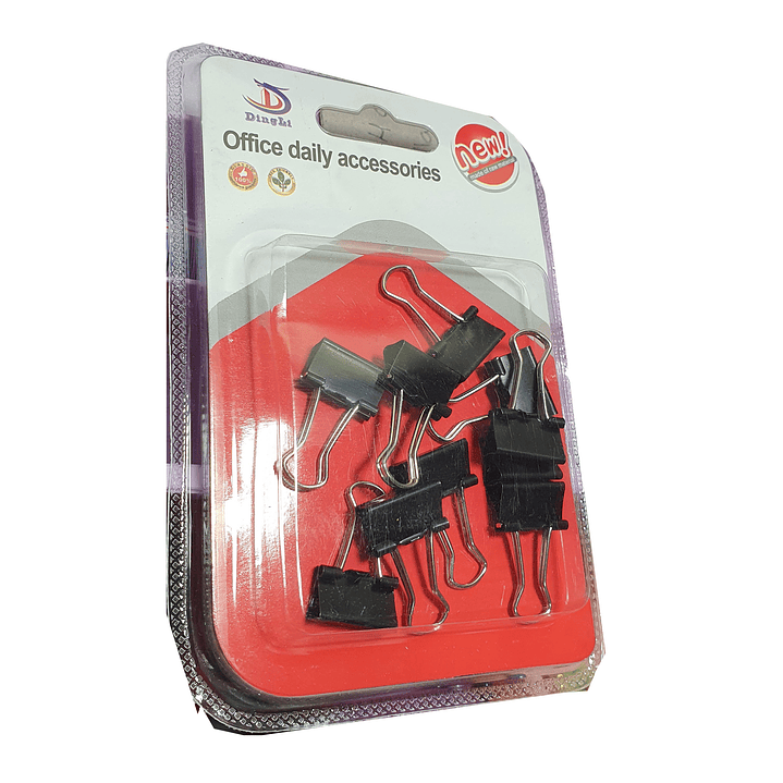 Clip Metálico 1.5cm De Ancho 10 Unidades Binder clip 2