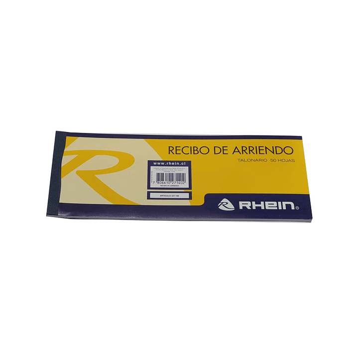 Recibo de arriendo Rhein 50hjs 2