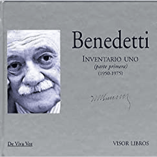 Benedetti. Inventario Uno (parte primera) 1950-1975 con CD