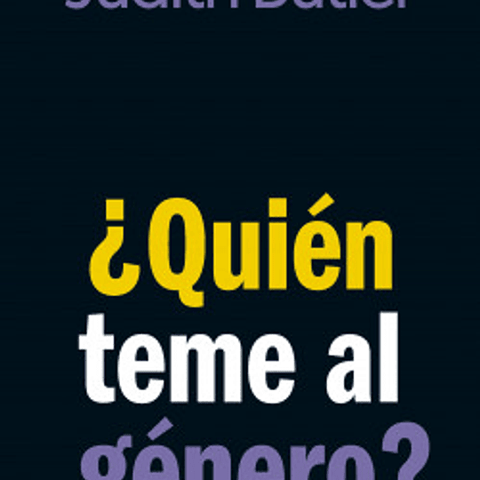 ¿Quién teme al género?