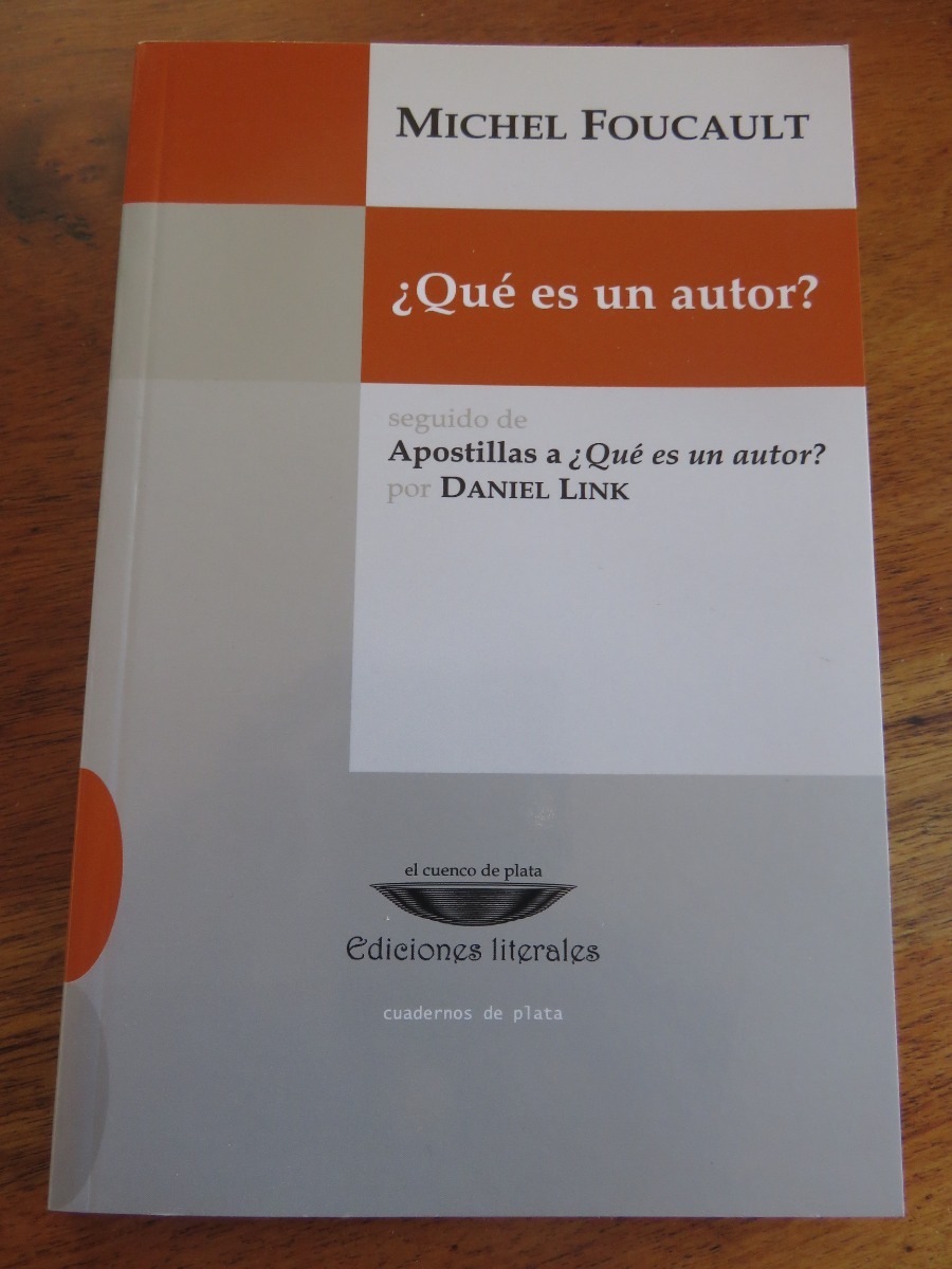 ¿Qué es un autor?