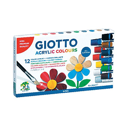 Acrílico 12 Colores Giotto 