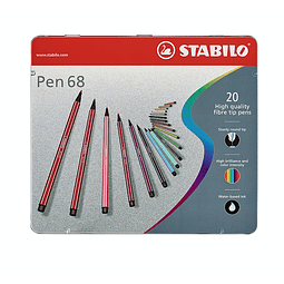 Set Stabilo Pen 68 20 colores
