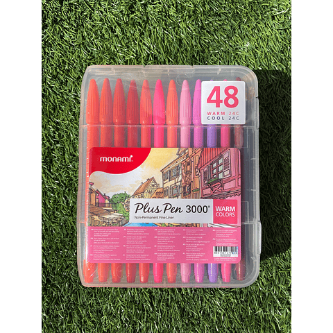 Plus Pen 3000 48 Colores Monami