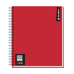 Cuaderno Universitario One Color 100 Hjs 7 Mm Rhein