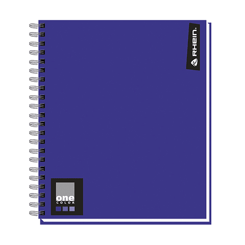 Cuaderno Universitario One Color 100 Hjs 7 Mm Rhein