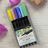 Brush Pen Aqua Brush Duo 6 Colores Pasteles Lyra