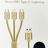 Cable USB 3 en 1 Datacom