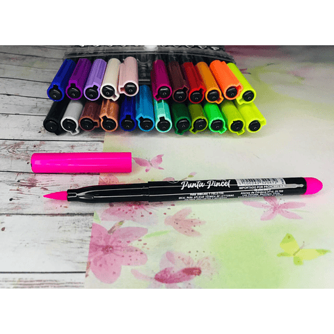 Brush Pen Lavoro 24 colores