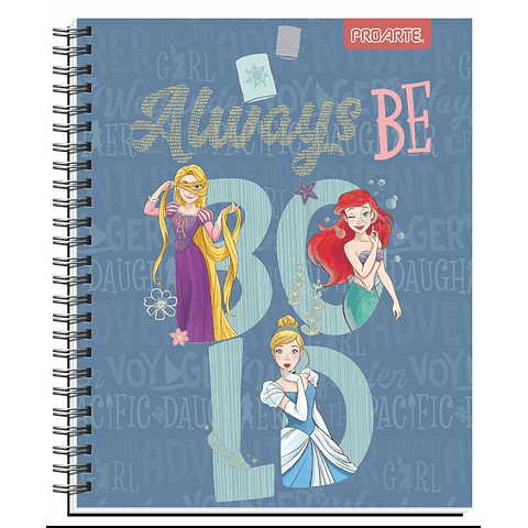 Cuaderno Universitario Princesas 7mm 100 hojas Proarte