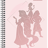 Cuaderno Universitario Princesas 7 Mm 100 Hjs Proarte