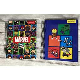 Cuaderno Medio Oficio 150 Hojas Marvel Kawaii Proarte