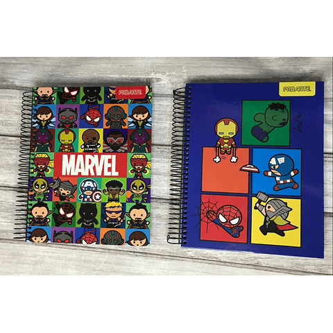 Cuaderno Medio Oficio 150 Hojas Marvel Kawaii Proarte