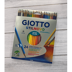 Lápices 24 Colores Acquarell Giotto.