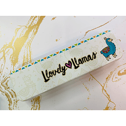 Estuche Metálico Lovely Llama Artel 