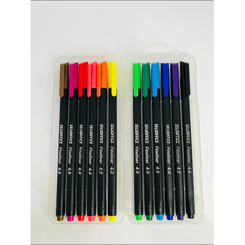 Fineliner 12 Colores Selloffice