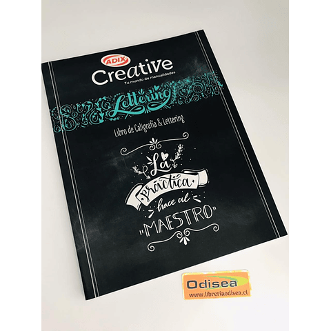 Libro de Caligrafía y Lettering Adix Creative