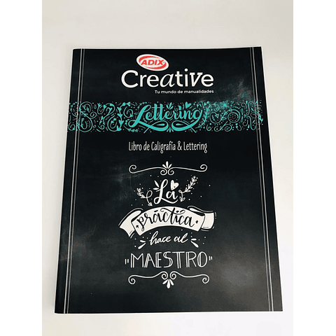 Libro de Caligrafía y Lettering Adix Creative