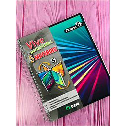 Cuaderno 5 Materias 7 Mm 200 Hjs Torre