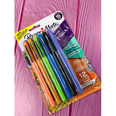 Flair 12 Colores Perfume Papermate
