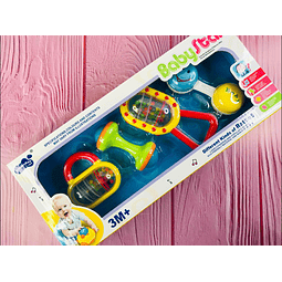Set de Sonajeros 4 Piezas Nobel Toys