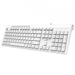 Teclado Alambrico USB Slimstar 230 Genius Blanco