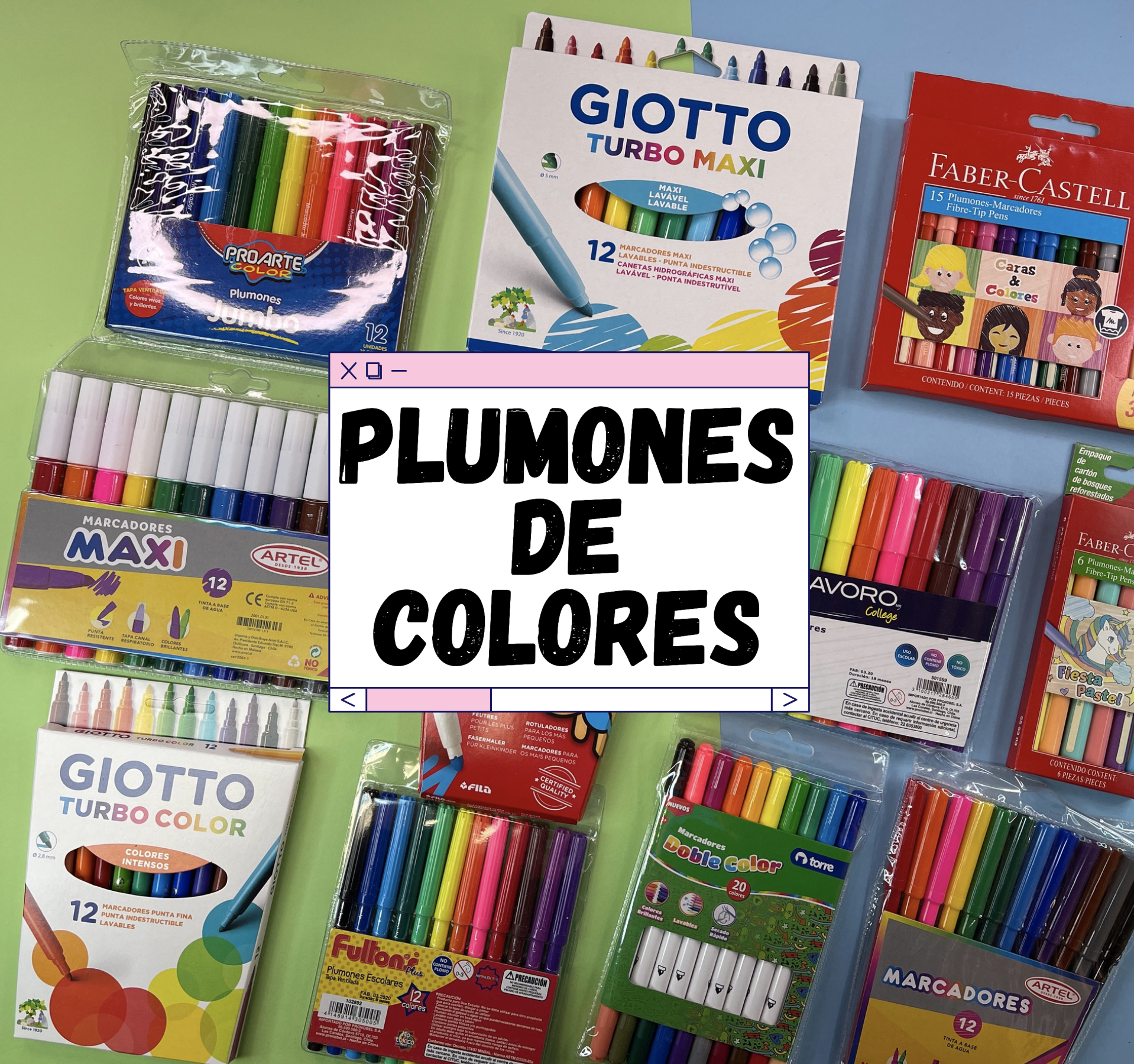 Plumones Colores