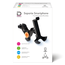 Soporte Linterna Celular Para Bici Datacom 