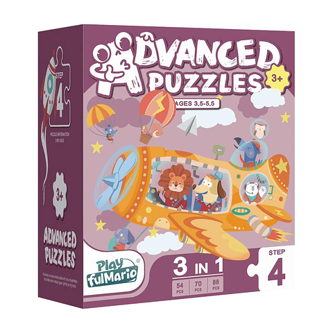 Puzzle 3 en 1 Infantil