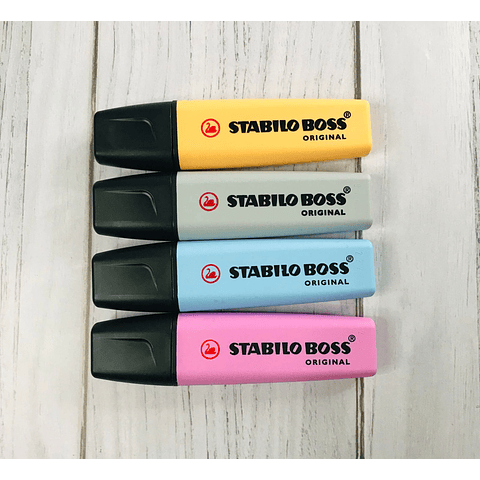 Destacadores 4 Colores Retro Stabilo Boss 